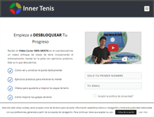 Tablet Screenshot of innertenis.com